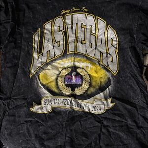 Stoney Clover Las Vegas Super Bowl Graphic Black T-Shirt